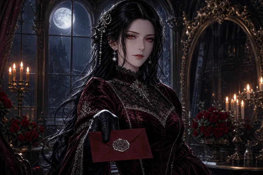 Evelyne Nocturne - User Created, Dark AI Character